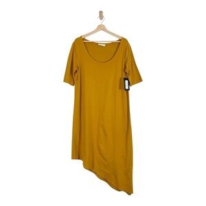Bryn Walker Euna Organic Cotton Scoop neck Midi Dress Size Small